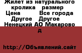 Жилет из натурального кролика,44размер › Цена ­ 500 - Все города Другое » Другое   . Ненецкий АО,Макарово д.